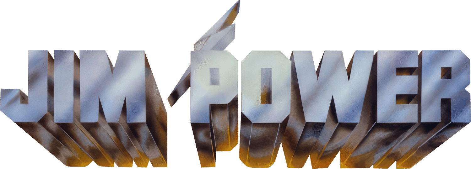 Jim Power In Mutant Planet logo for Atari ST